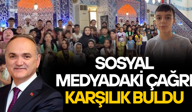 BAŞKAN ÖZLÜ’DEN YAZ KUR’AN KURSU ÖĞRENCİLERİNE KAMP SÖZÜ