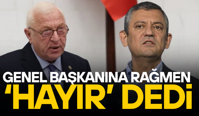 TALİH ÖZCAN, TERÖRSÜZ TÜRKİYE YASASINA "HAYIR" OYU VERDİ