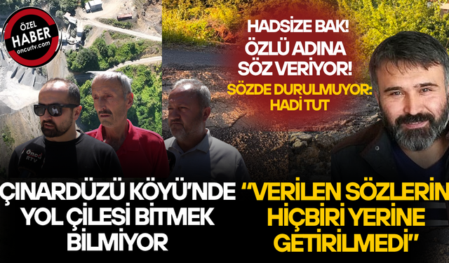 KÖY SAKİNLERİNDEN YOLLARI AĞIR TONAJLA TAHRİP EDEN EGE ASFALT’A TEPKİ