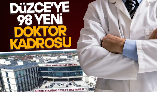 14 UZMAN, 84 HEKİM DÜZCE’YE GELİYOR