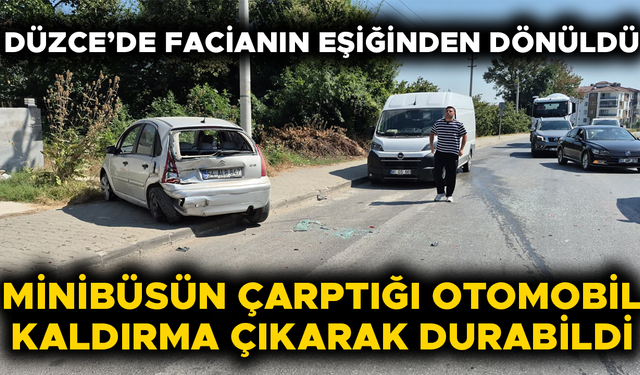1 KİŞİNİN YARALANDIĞI KAZA GÜVENLİK KAMERALARINDA