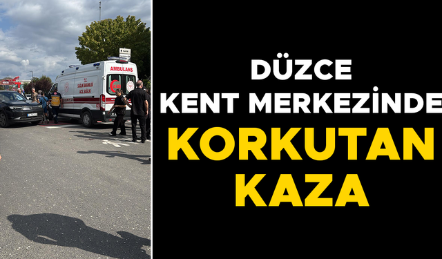 YAYA GEÇİDİNDE YAYAYA ÇARPTI