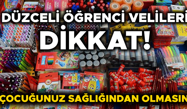 “MERDİVEN ALTI ÜRÜNLERDEN UZAK DURUN” UYARISI