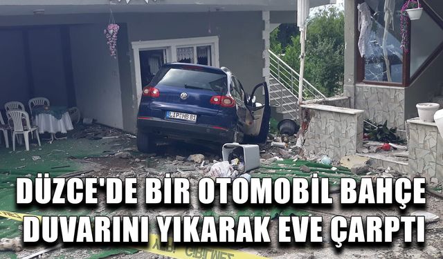 OTOMOBİL SÜRÜCÜSÜ YARALANDI