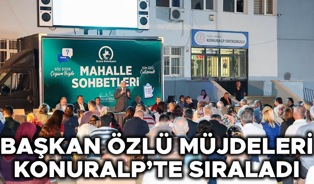 “KONURALP’E MUHTEŞEM BİR CAMİ VE MÜZE YAPIYORUZ”