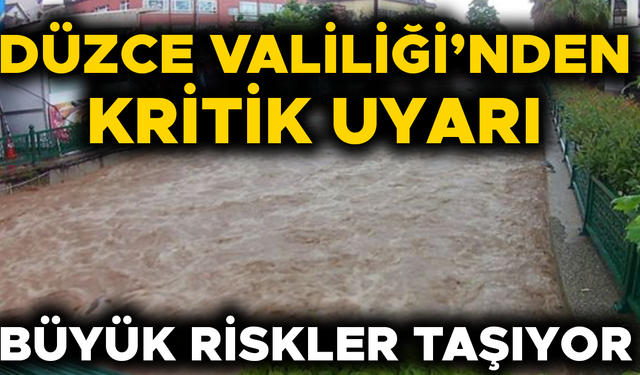 “BÜTÜN OLUMSUZLUKLARA KARŞI TEDBİRLİ OLUN”