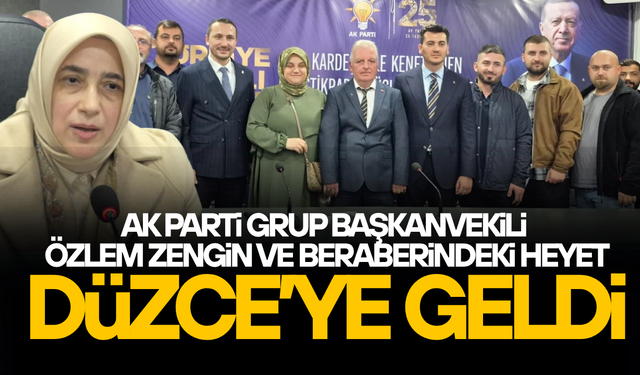 AK PARTİ “TÜRKİYE YÜZYILI BULUŞMALARI” KAPSAMINDA DÜZCE’DE SAHAYA İNİYOR