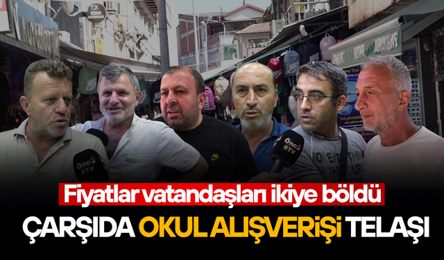 DÜZCELİ VELİLERİN GÜNDEMİ: OKUL ALIŞVERİŞİ
