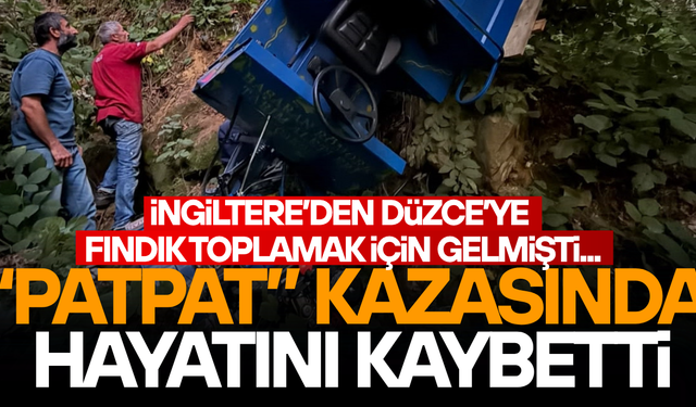 FINDIK TOPLAMAK İÇİN GELDİĞİ MEMLEKETİNDE VEFAT ETTİ