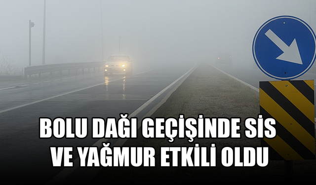 SÜRÜCÜLER YOLDA DİKKATLİ SEYRETTİ
