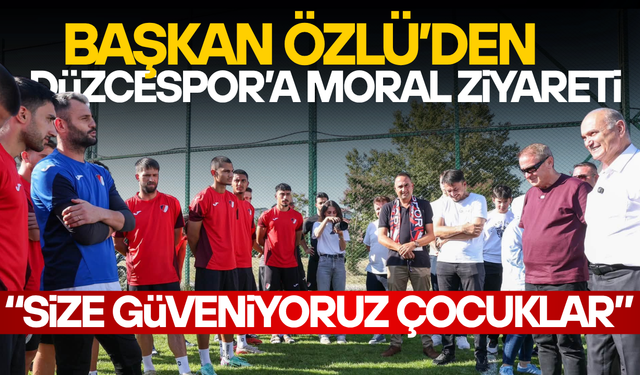 YENİ SEZON ÖNCESİ BAŞKAN ÖZLÜ ANTRENMANI ZİYARET ETTİ