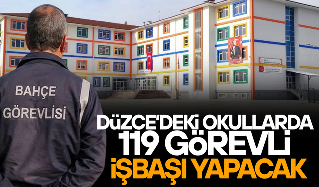 ÖĞRENCİLERİN GÜVENLİĞİ İÇİN 119 BAHÇE GÖREVLİSİ SAHADA OLACAK