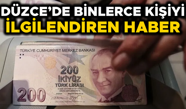 O PARALAR HESAPLARA YATMAYA BAŞLADI