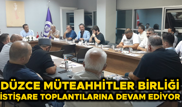 SEKTÖR TEMSİLCİLERİNİ BİR ARAYA GETİRDİ