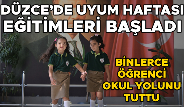 BAZI ÖĞRENCİLER ANNELERİNDEN AYRILMAKTA GÜÇLÜK ÇEKTİ