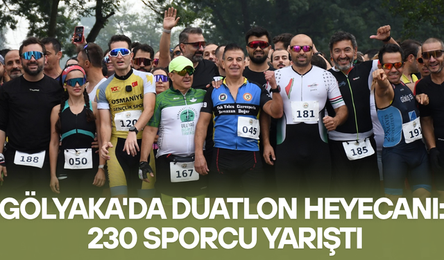 23 İLDEN GELEN SPORCULAR EFTENİ DUATLONU'NDA BULUŞTU