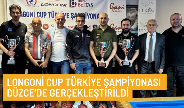 BİLARDO SPORUNUN ÖNEMLİ İSİMLERİ DÜZCE’DE BULUŞTU