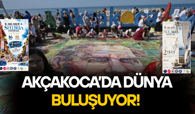 İKİNCİ AKÇAKOCA ULUSLARARASI SULUBOYA FESTİVALİ 2-5 EKİM TARİHLERİ ARASINDA DÜZENLENECEK