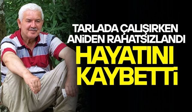 ECEL ONU TARLADA YAKALADI