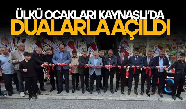 GENÇLER İÇİN KAYNAŞLI'DA OCAK AÇILDI