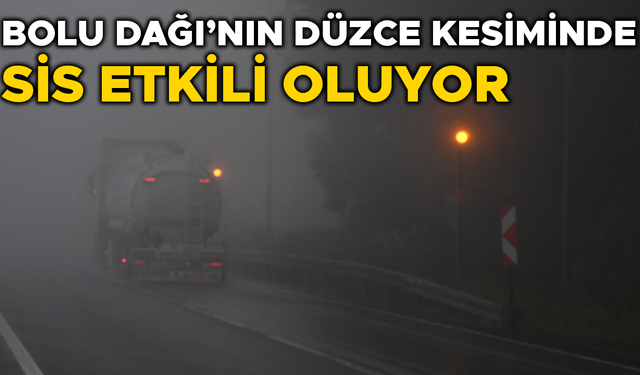 GÖRÜŞ MESAFESİ İYİCE DÜŞTÜ