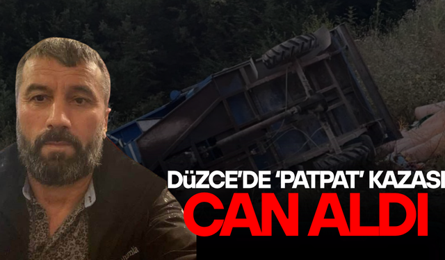 FINDIK YÜKLÜ PATPAT DEVRİLDİ: 1 ÖLÜ