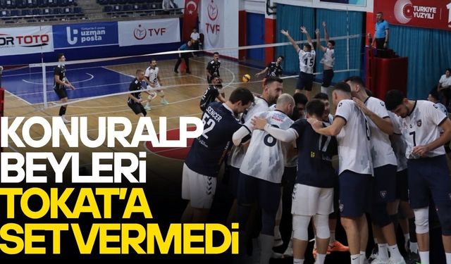 KONURALP BEYLERİ LİGE ZAFERLE BAŞLADI