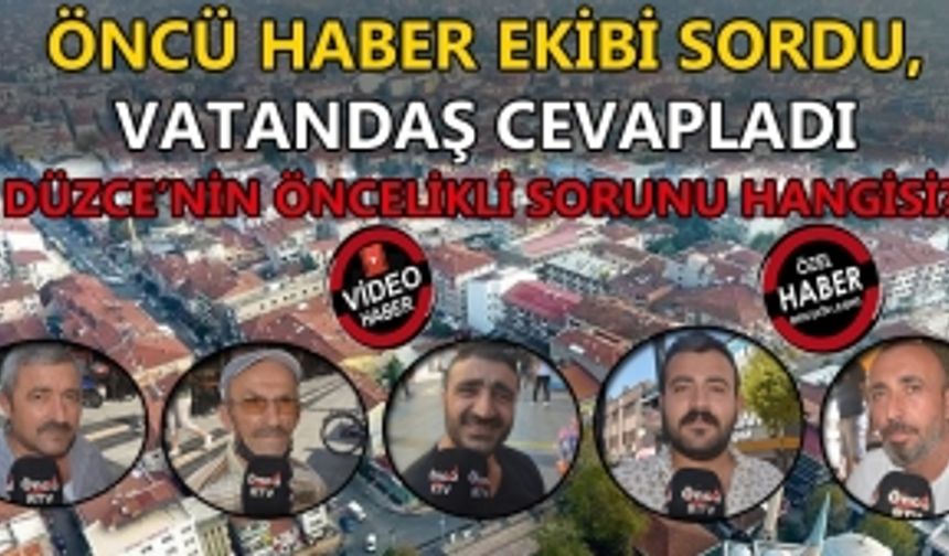 “SU PROBLEMİ VAR, YOLLARIMIZ ÇOK KÖTÜ, ÇÖP KONTEYNIRLARI YOK”