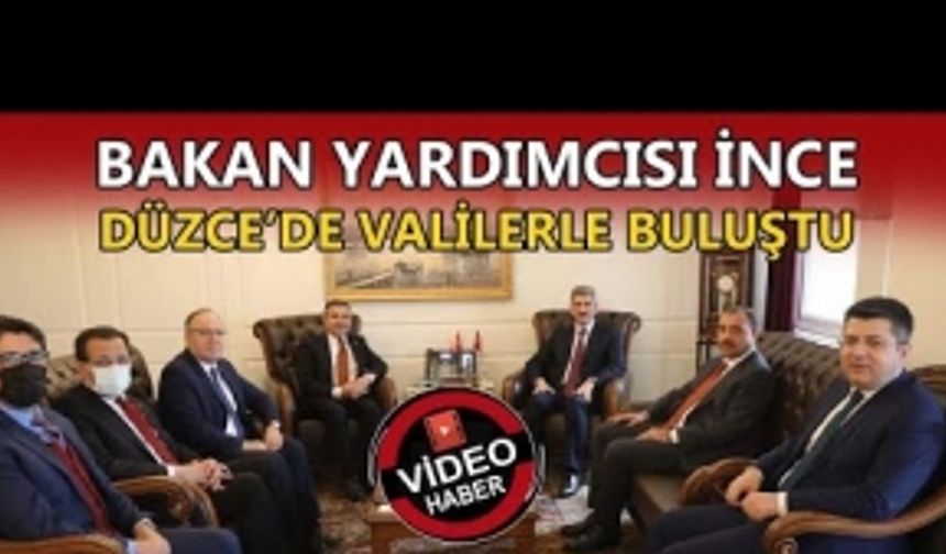 4 VALİYLE TOPLANTI YAPTI