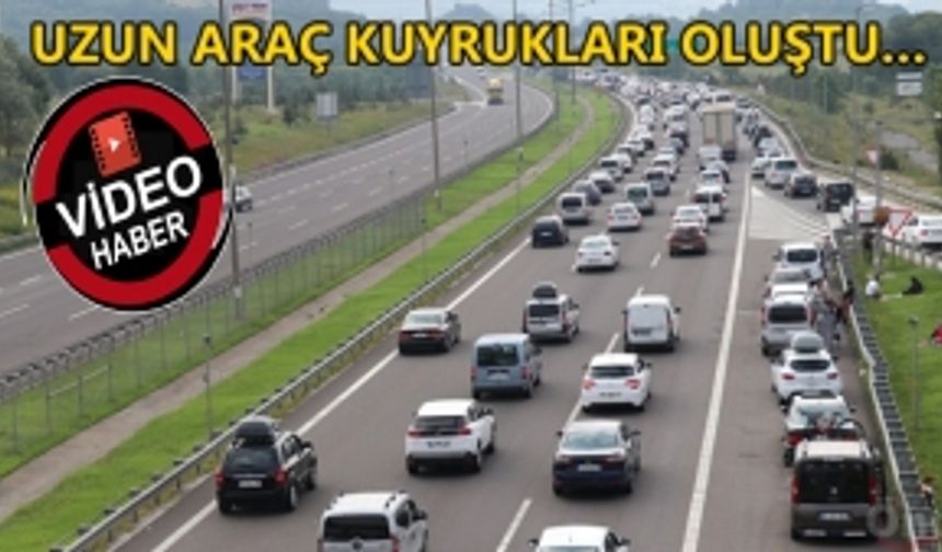 TEM OYOYOLUNDAKİ BAYRAM YOĞUNLUĞU DEVAM EDİYOR