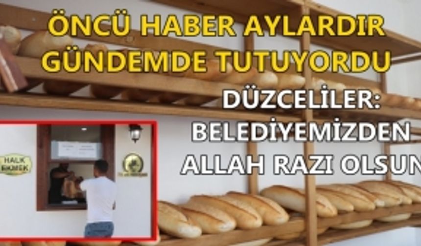 HALK EKMEK SATIŞLARI BAŞLADI