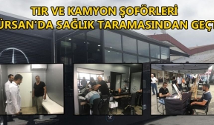 MERCEDES BENZ SAĞLIK TARAMA VE BAKIM TIRINA YOĞUN İLGİ