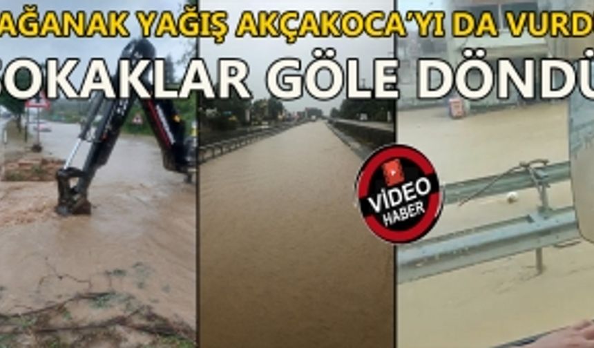 SOKAKLAR GÖLE DÖNDÜ: ARAÇLAR İLERLEMEKTE GÜÇLÜK ÇEKTİ