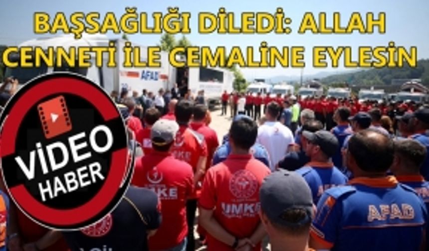 BAKAN SOYLU ARAMA EKİBİNE TEŞEKKÜR ETTİ