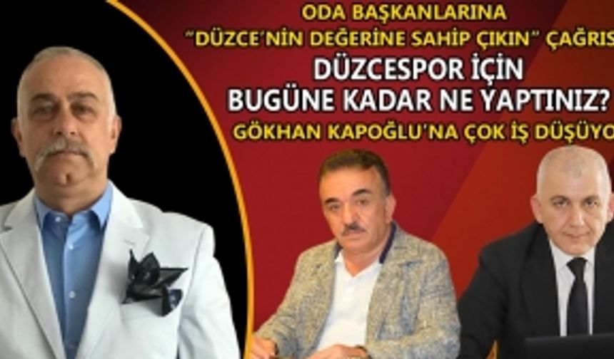 FARUK TÜRKSEVEN: ‘DÜZCESPOR İÇİN DESTEĞE HER ZAMAN HAZIRIM’