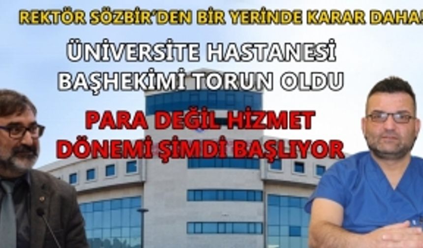 TIP VE AKADEMİK ÇEVRELERİ MEMNUN EDEN DEĞİŞİM