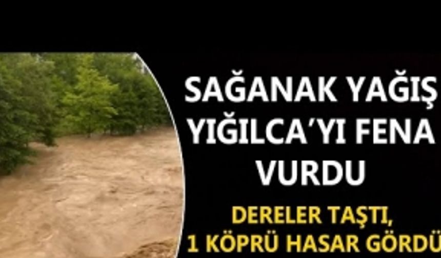 DERELER TAŞTI, 1 KÖPRÜ HASAR GÖRDÜ…