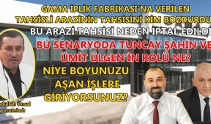 EY ŞAHİN, EY ÜLGEN SİZİN O PARALARI SAYMAYA ÖMRÜNÜZ YETMEZ