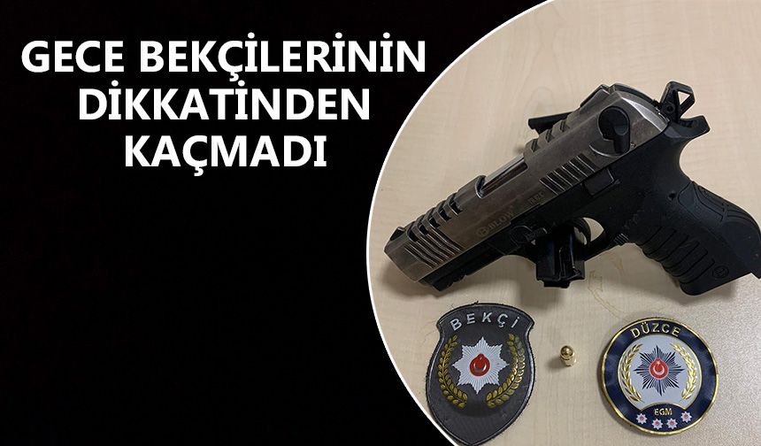 ŞÜPHE ÜZERİNE DURDURULDU, ÜZERİNDEN SİLAH ÇIKTI