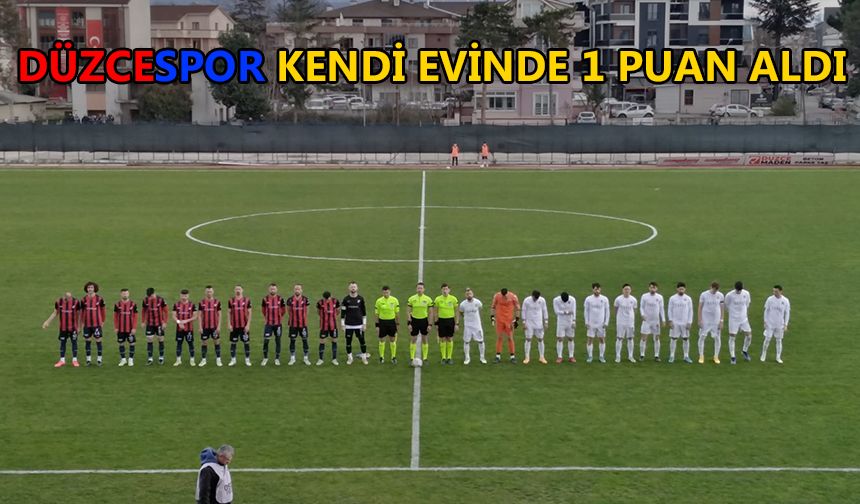 DÜZCE CAM DÜZCESPOR: 0 – MENEMENSPOR: 0