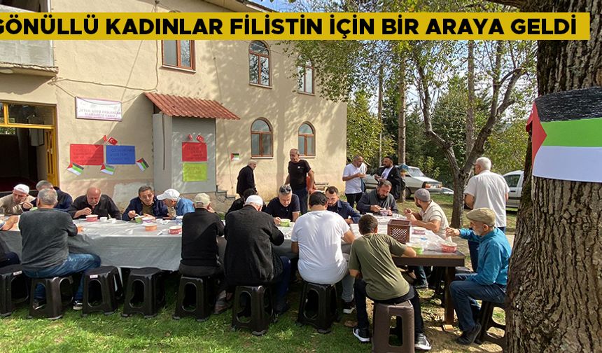 FİLİSTİN’E DESTEK KERMESİ DÜZENLENDİ