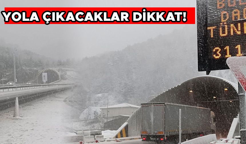 BOLU DAĞI’NDA YOĞUN KAR YAĞIŞI ETKİLİ OLUYOR