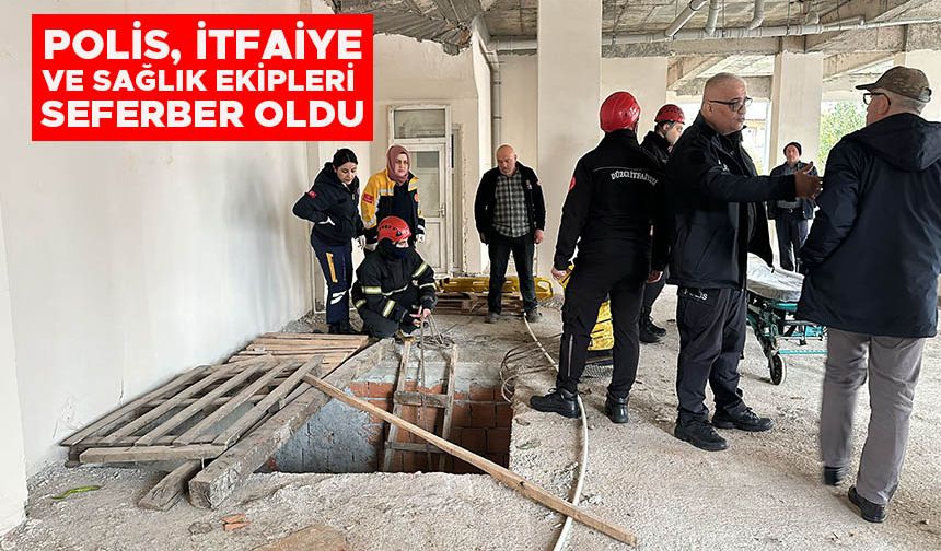 POLİS, İTFAİYE VE SAĞLIK EKİPLERİ SEFERBER OLDU