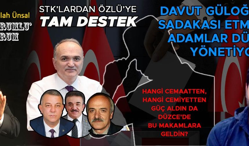 DÜZCE’Yİ DÜZCELİLER YÖNETSİN