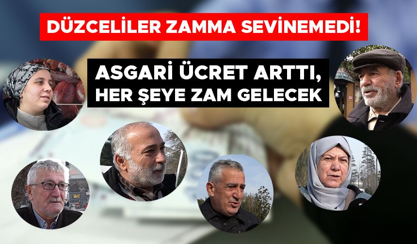 DÜZCELİLER ZAMMA SEVİNEMEDİ!