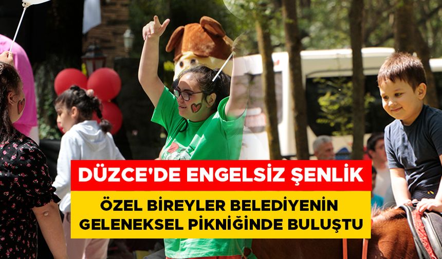 ÖZEL BİREYLER BELEDİYENİN GELENEKSEL PİKNİĞİNDE BULUŞTU