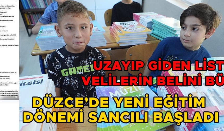 ANAOKULU’NDAN GÖNDERİLEN LİSTEDE YOK YOK!