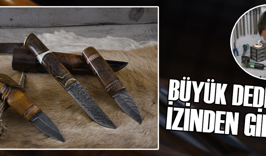 123 YILLIK ZANAATI ATÖLYESİNDE YAŞATIYOR