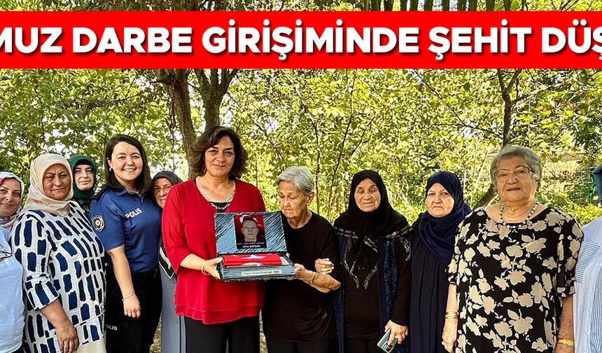 POLİS EŞLERİNDEN ŞEHİT AİLESİNE ANLAMLI ZİYARET