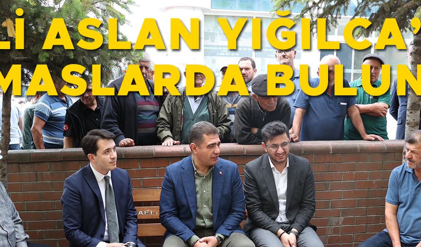 VATANDAŞLARIN SORUNLARINI DİNLEDİ